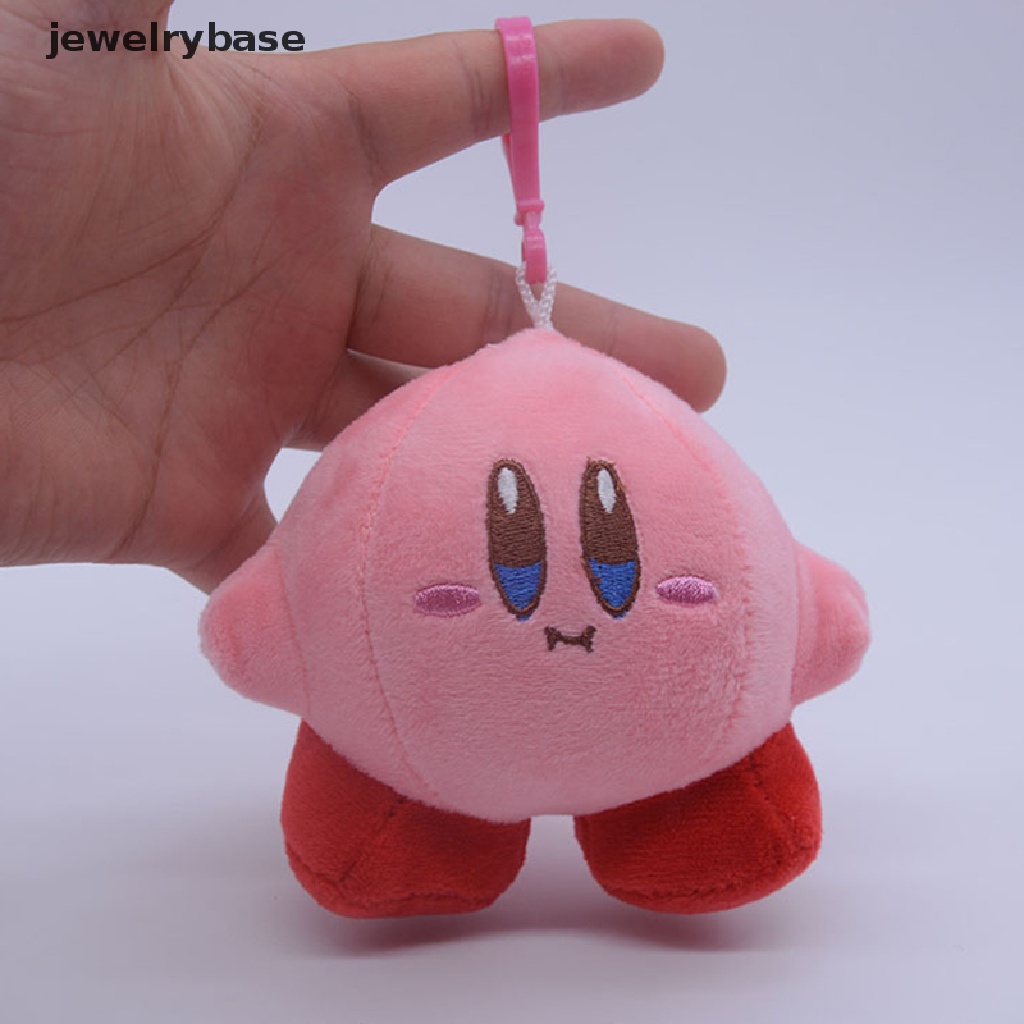 (jewelrybase) Gantungan Kunci Bentuk Kartun Kirby Bahan Plush Untuk Anak-Anak