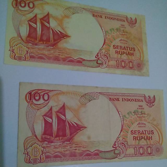 Uang Lama Indonesia 100 Rupiah Tahun 1992