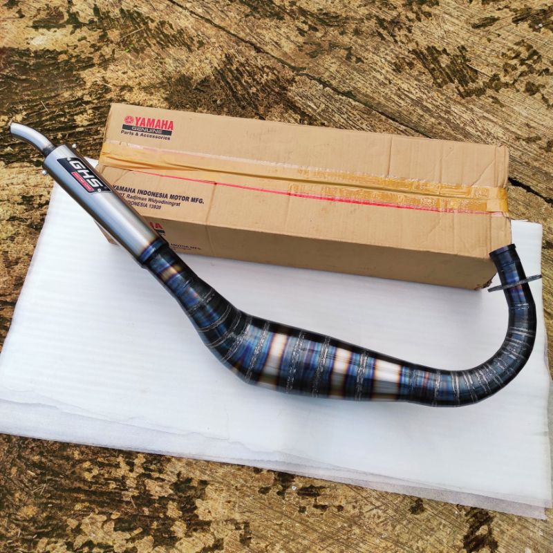 Knalpot RX KING Kolong Cobra Poles Bakar Super Garing Istimewa, Original GHS Racing