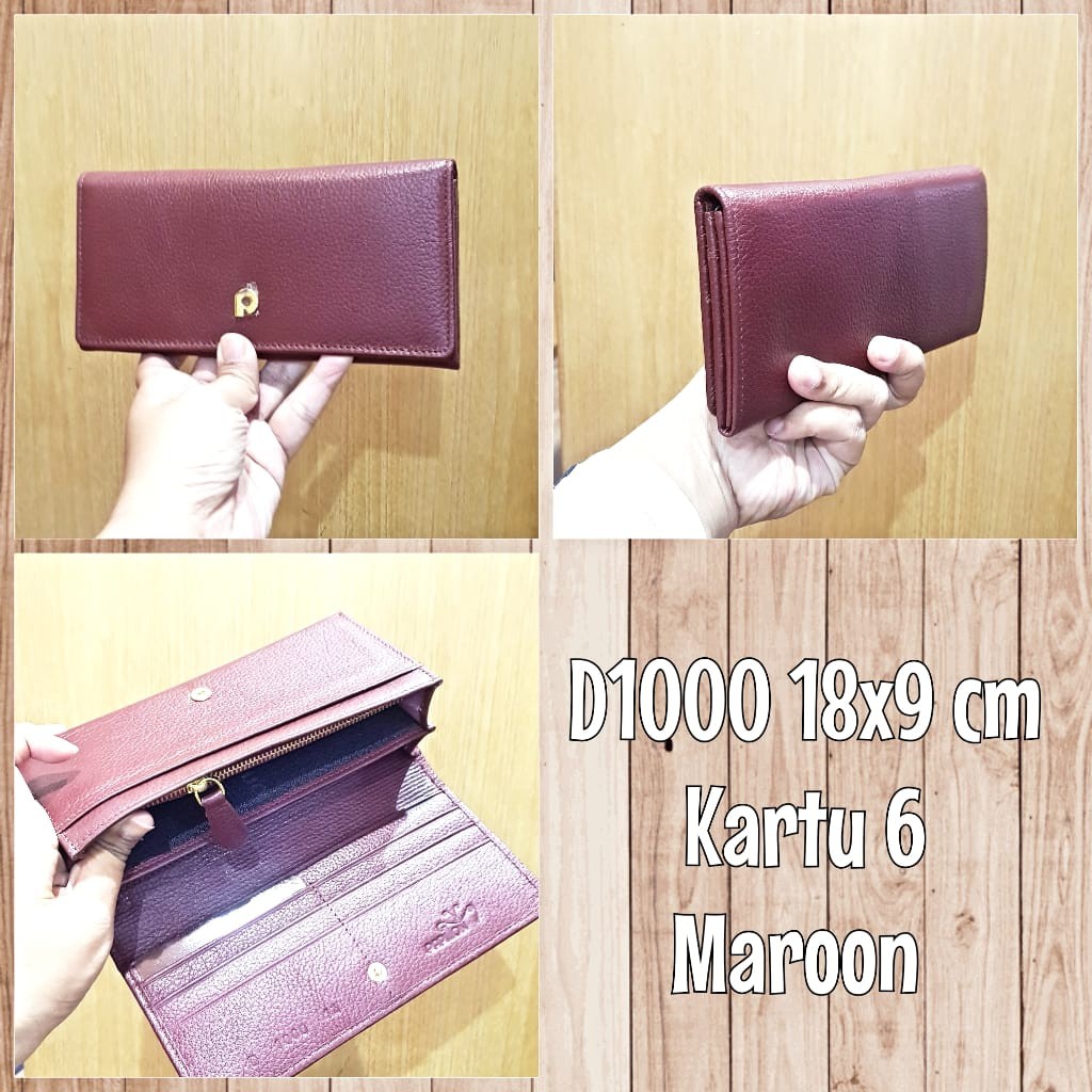 Dompet Kulit Papillon Original D1000 Marun