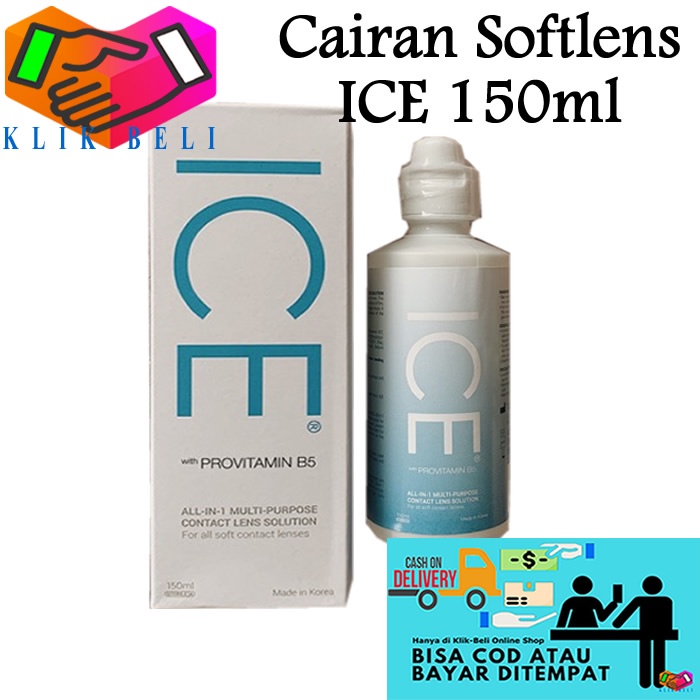 ICE Cairan Softlens 150ml Air Soflens Mata Pembersih Soflen