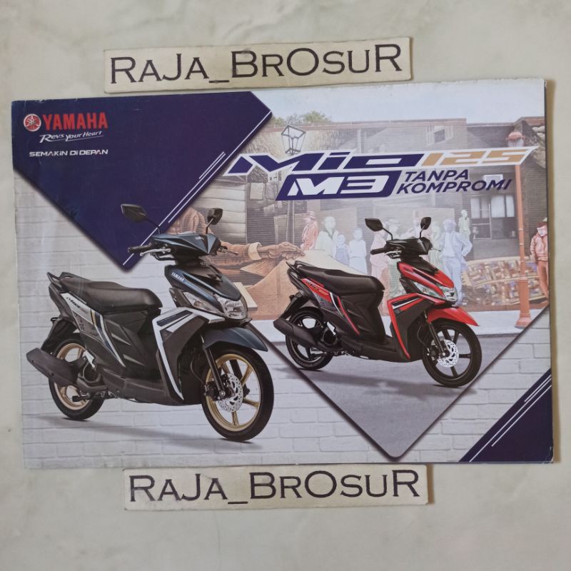 Poster brosur katalog leaflet Yamaha Mio125 M3/Yamaha Mio 125 M3 2017