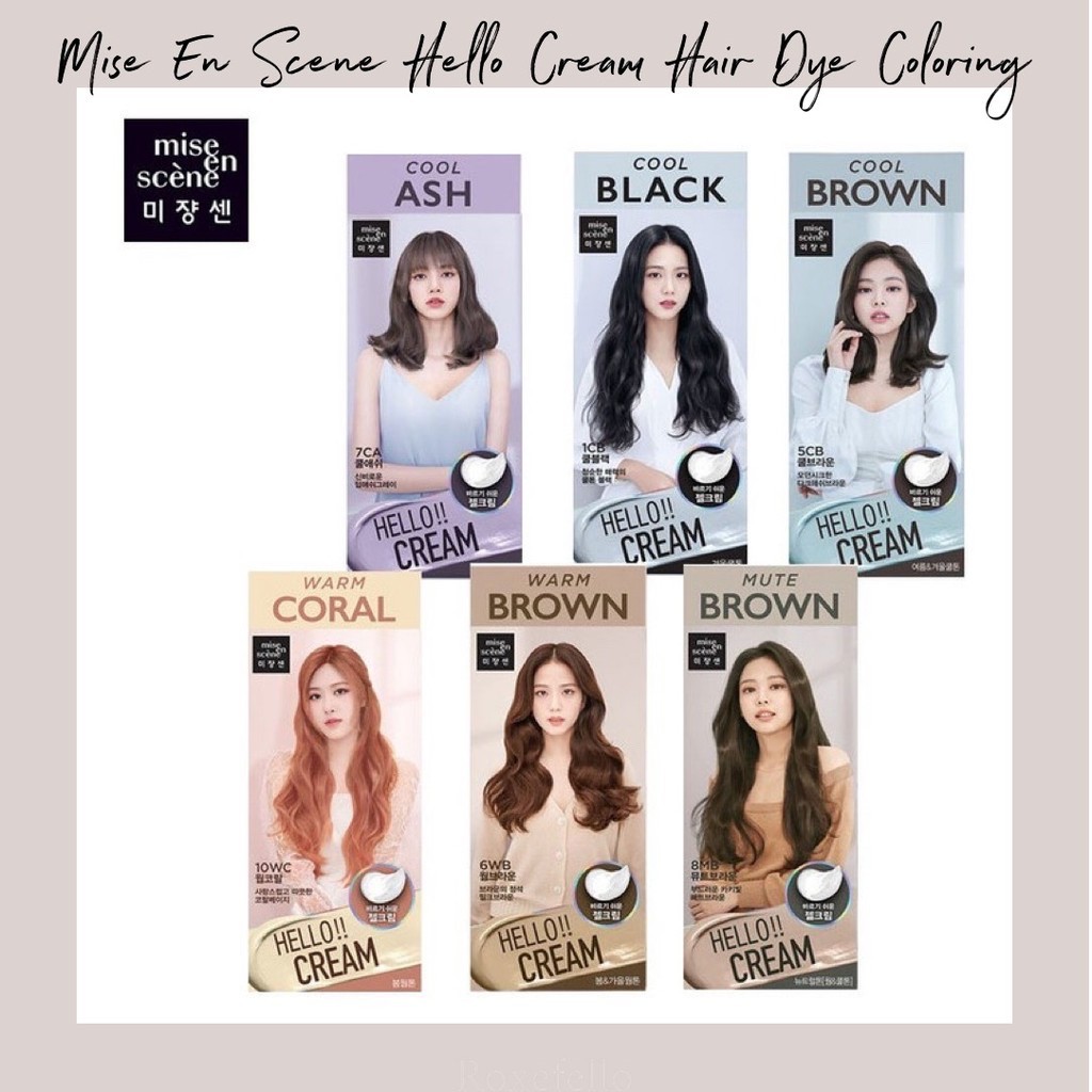 Mise En Scene Hello Cream Hair Dye Coloring