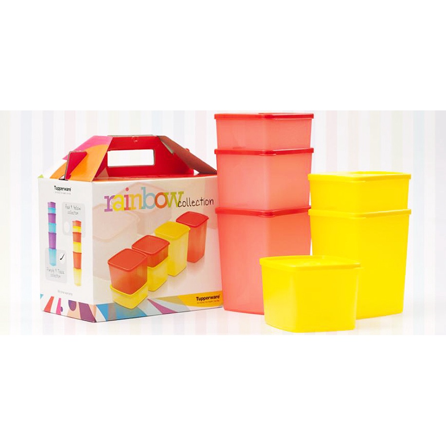 Tupperware Rainbow Collection (Merah dan Kuning)