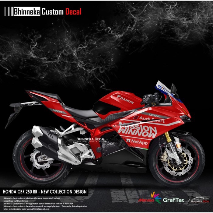 DECAL PREMIUM CLASS CBR250RR MISSION WINNOW