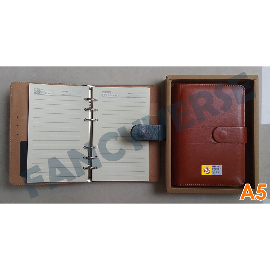 

Agenda Organizer A5 TF-651 / Agenda Diary Notes Buku Catatan