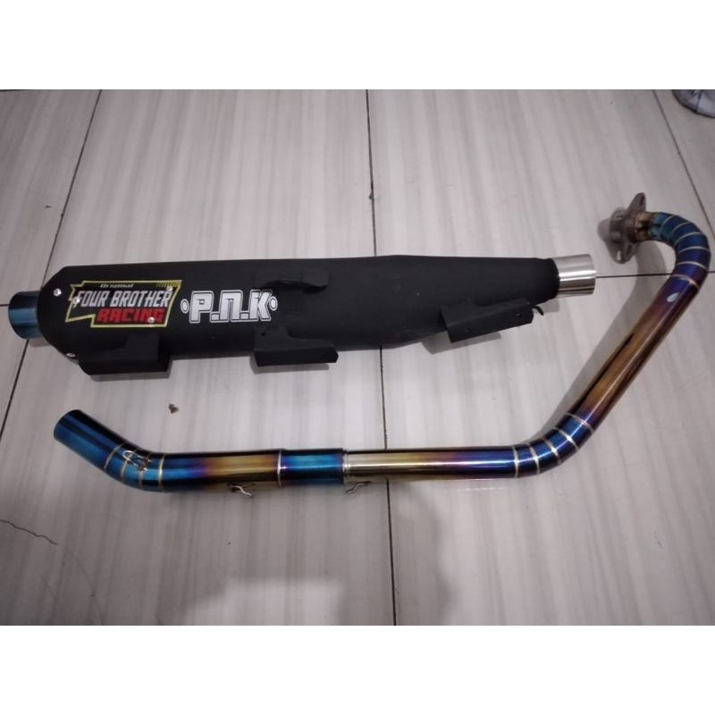 Knalpot Tsukigi vixion old new non tameng (gratis kaos)