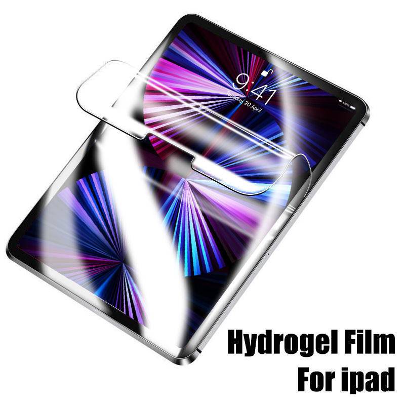 2-piece glass free hydrogel film shielding protector Matte for iPad 10.2 9.7 10. 5 10.9 11 New iPad 8 7 6 5 9 Air 4 3 2 Mini and Blueray for iPad 2020 2019 2018 2021