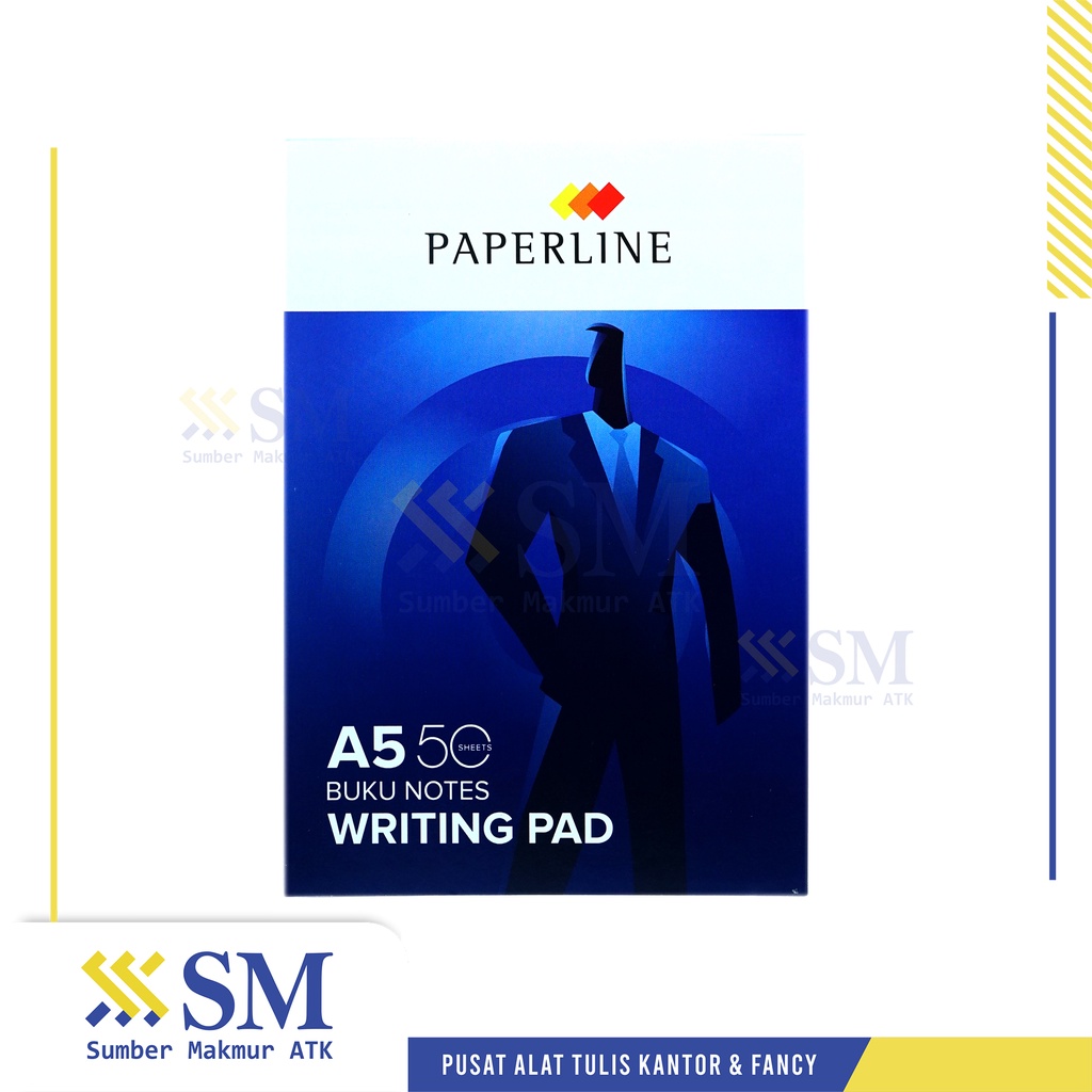 

BLOCK NOTE / WRITING PAD PAPERLINE A5 50 LEMBAR