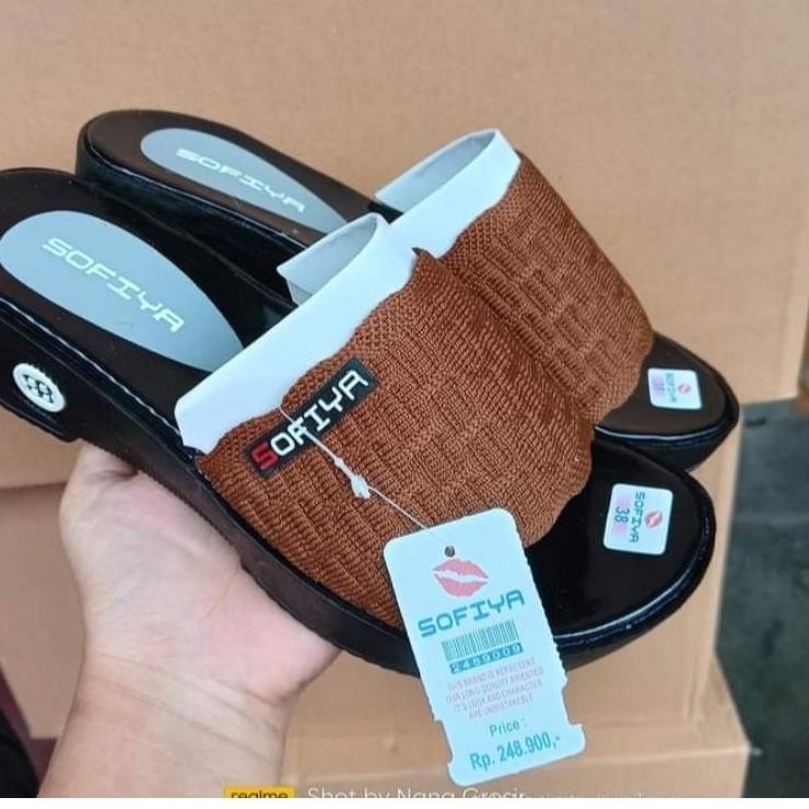 Recomended.. Sandal Wedges Rajut Sofiya Terbaru/Sandal Wanita Rajut Import  Sofiya Terlaris