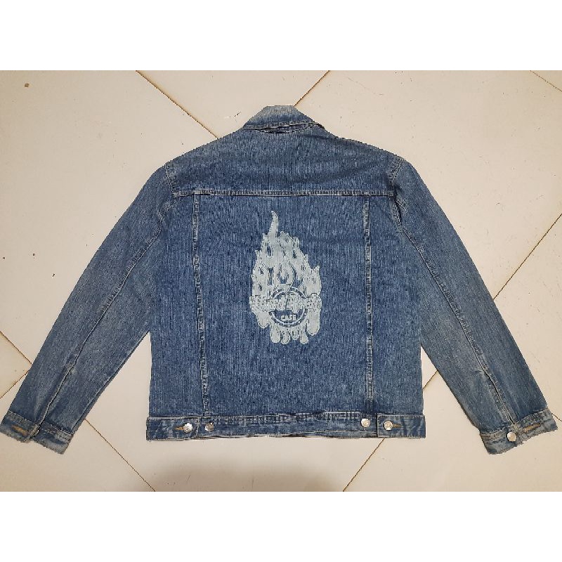 jaket jeans hard rock cafe