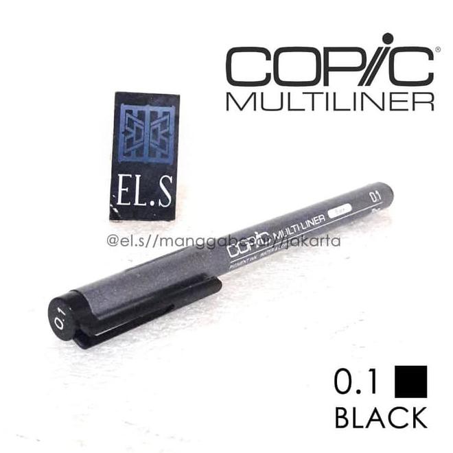 

Copic Multiliner 0.1 Black Best Seller