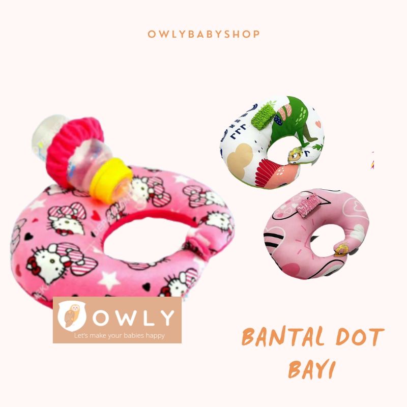 Bantal Dot Bayi / Bantal Bayi / Bantal leher Bantal penyangga dot susu