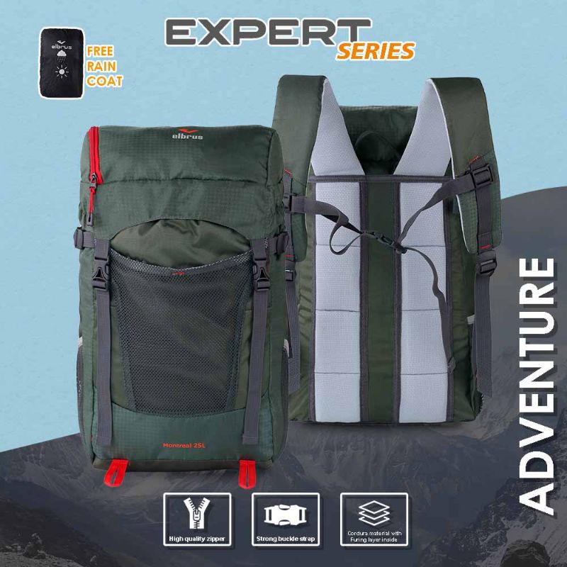 Tas Backpack 25 Liter Pria Wanita Terbaru | Tas Ransel Keril Premium | Tas Gunung Adventure Travelling Original