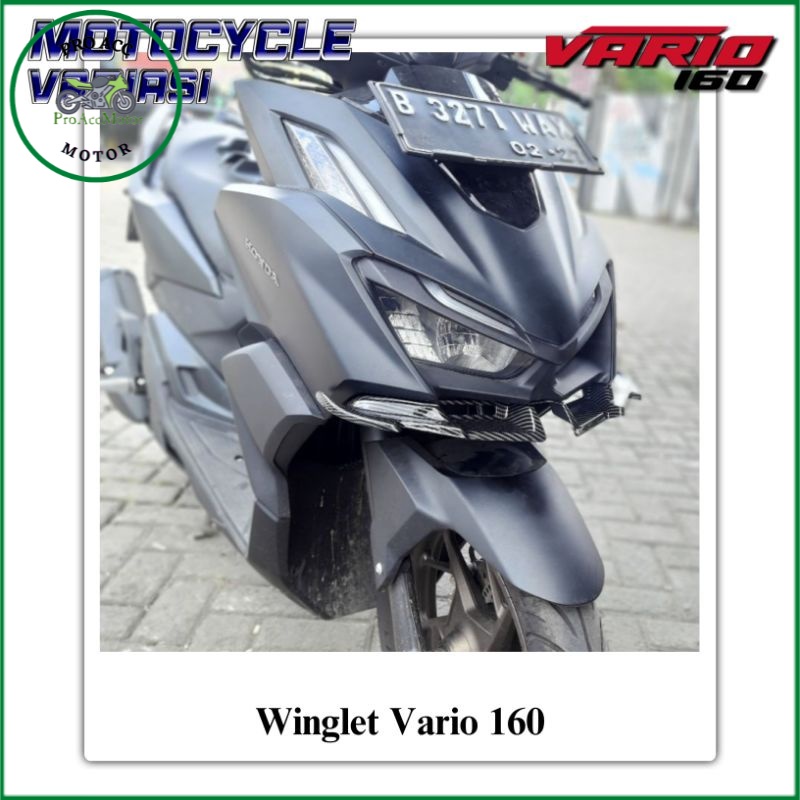 Winglet Vario 160 Carbon ABS Premuim Wingled Vario 160 Click 160