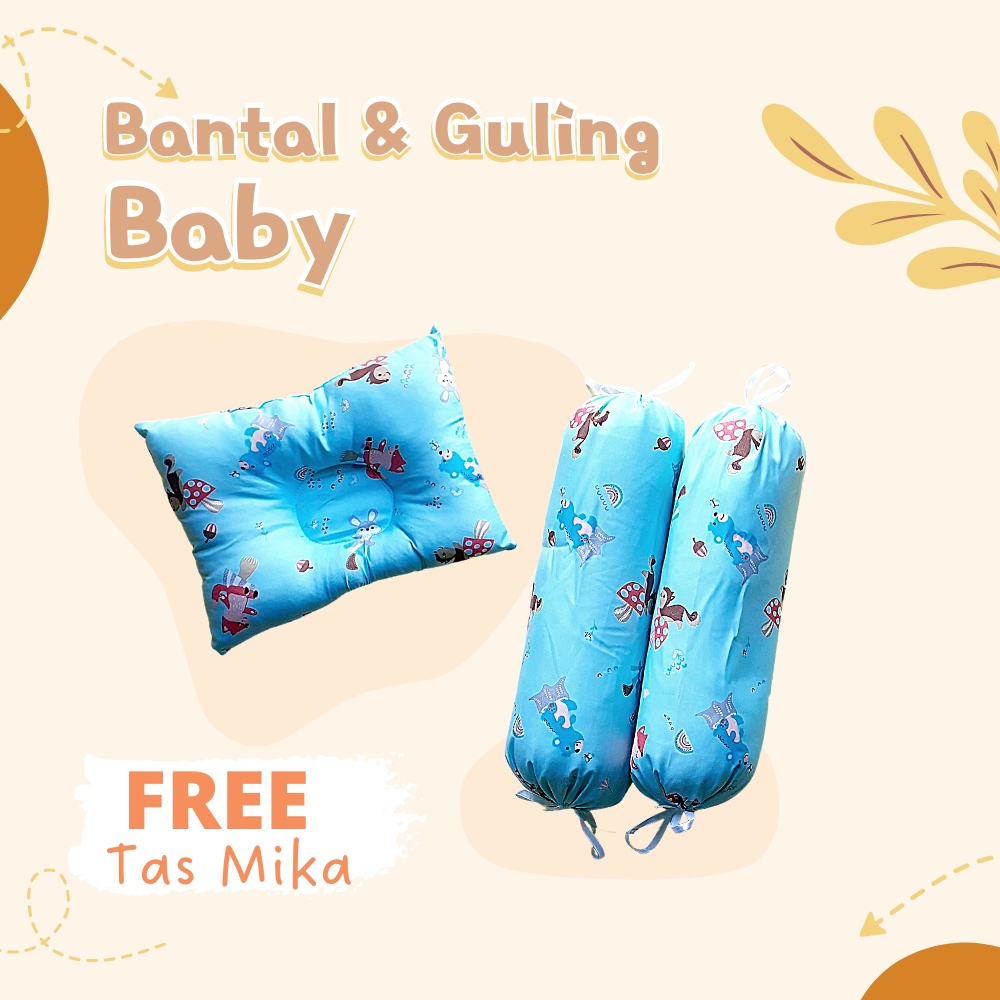 Bantal Guling Bayi Set Bantal Guling Bayi Newborn Murah Perlengkapan Tidur Bayi Baru Lahir Set