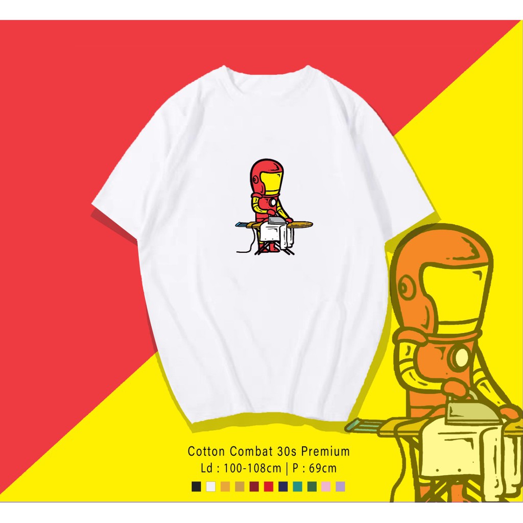 IRONMAN SUPERHERO AVANGERS MERENUNG / TERMURAH KAOS DESIGN DTG