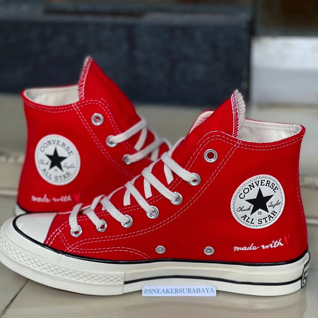 Converse Chuck Taylor 1970s Hi Red &quot;Valentine's Day&quot; CT 70 CT 70s