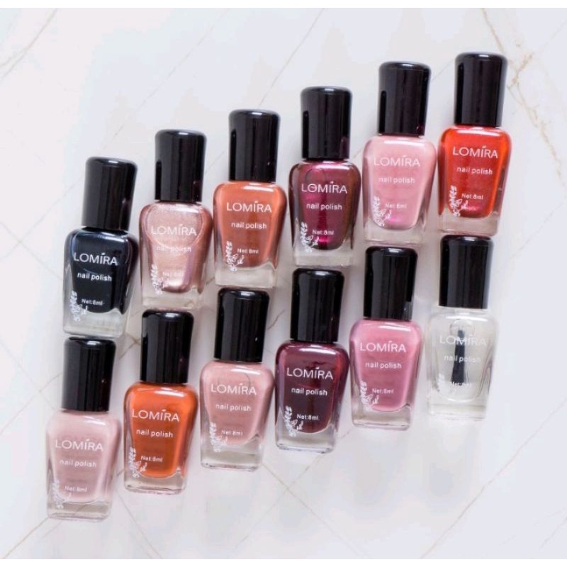 Kutek Lomira Nail Polish 8ml BPOM kutex murah