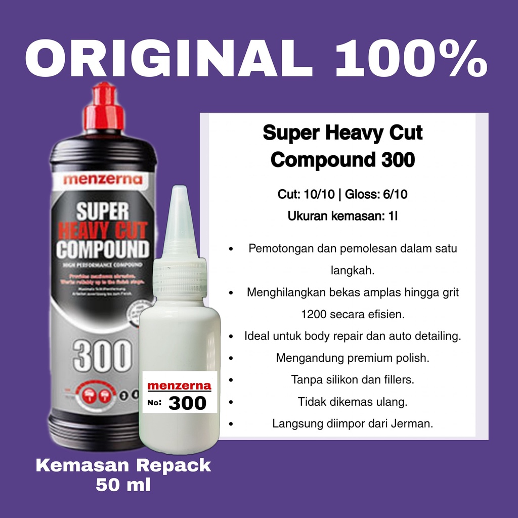 MENZERNA SUPER HEAVY CUT COMPOUND 300 REPACK