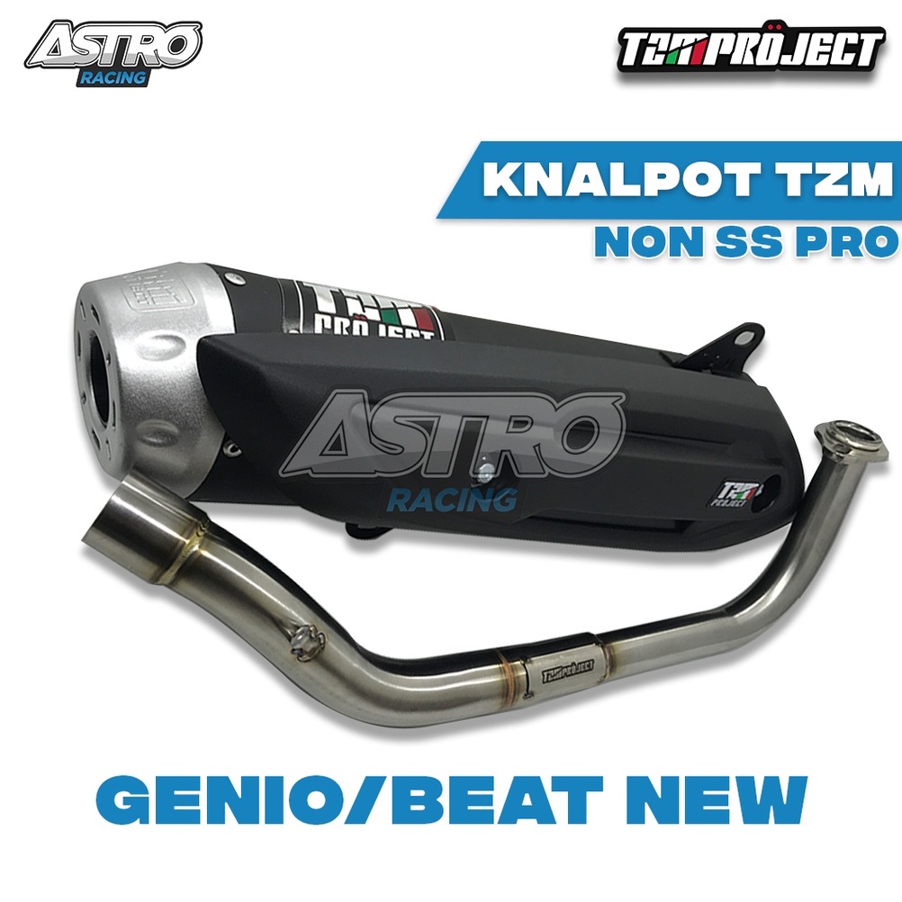Knalpot TZM Project Racing Vario 125 Vario 150 NMAX AEROX PCX 150 Kenalpot Racing TZM STD NON SS PRO Full Package-BEAT NEW DELUXE