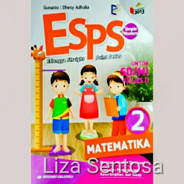 Buku Matematika ESPS Kurikulum K13 Penerbit Erlangga