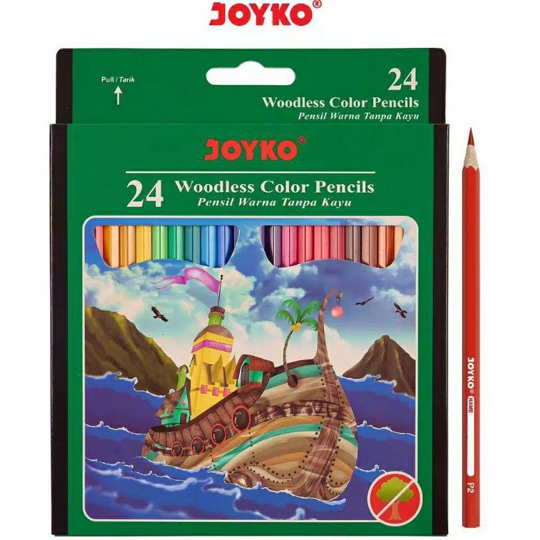 

ㆅQ Pensil warna Joyko 24 CP-104 Woodles ( 1 set ) TERLARIS 2298 ♘