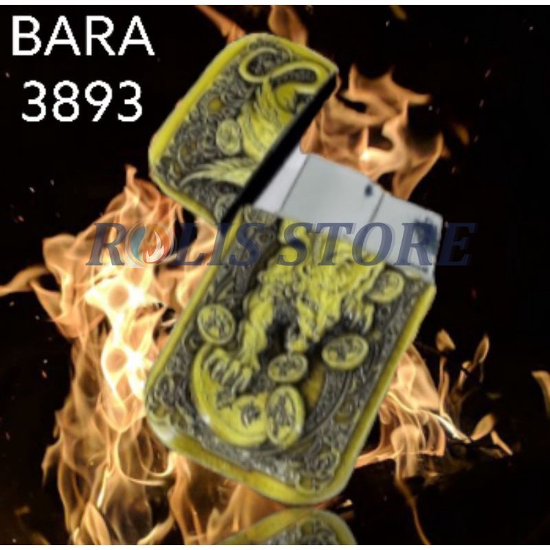 COD - Korek Api Bara Huage Dinuo Motif Winged Beast HG-568-1 3893