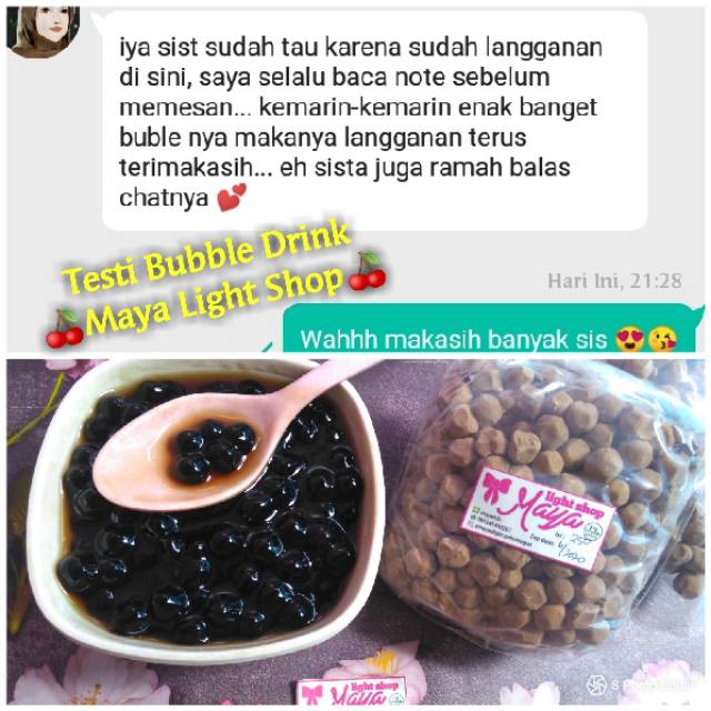 Paket Boba milk tea +brown sugar gula merah + bubble tapioca pearl drink powder minuman bubuk halal bubble tea