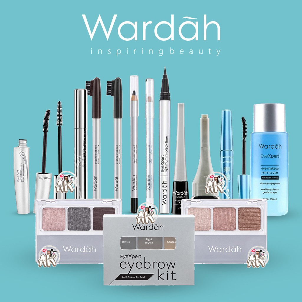 WARDAH EYEXPERT SERIES (MASCARA, EYELINER, REMOVER, MATIC / EYEBROW)