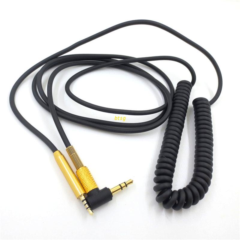 btsg Spring Cable For -AKG Y40 Y50 Y45/-JBL S700/QC25 OE2 QC35 Headphone Cable