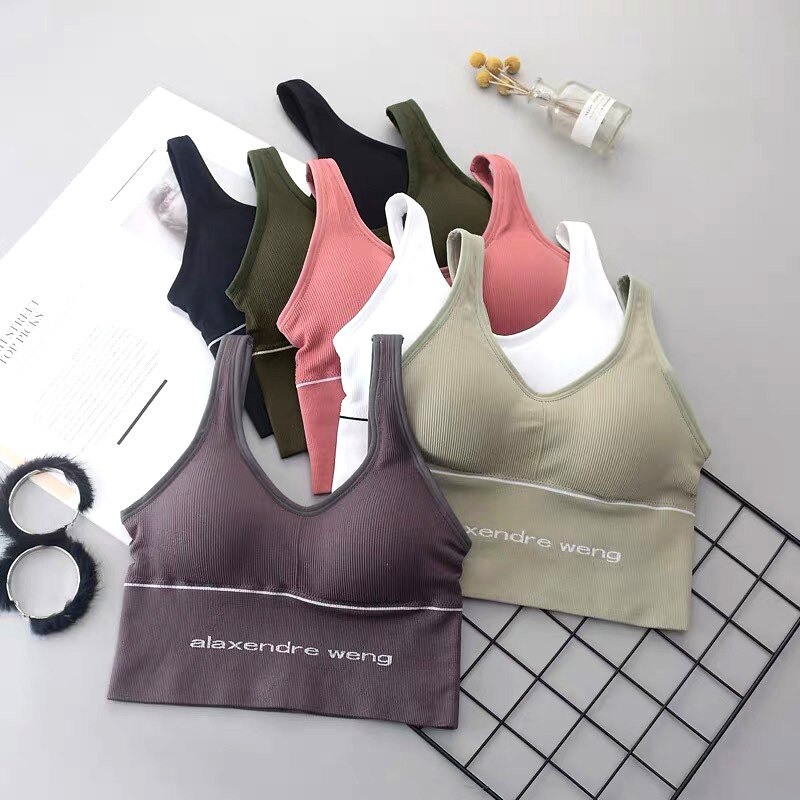 KINDSTORE❤ | [ALAXENDER-BRA] - TANKTOP BRA SPORT Bralette Bra Underwear Women