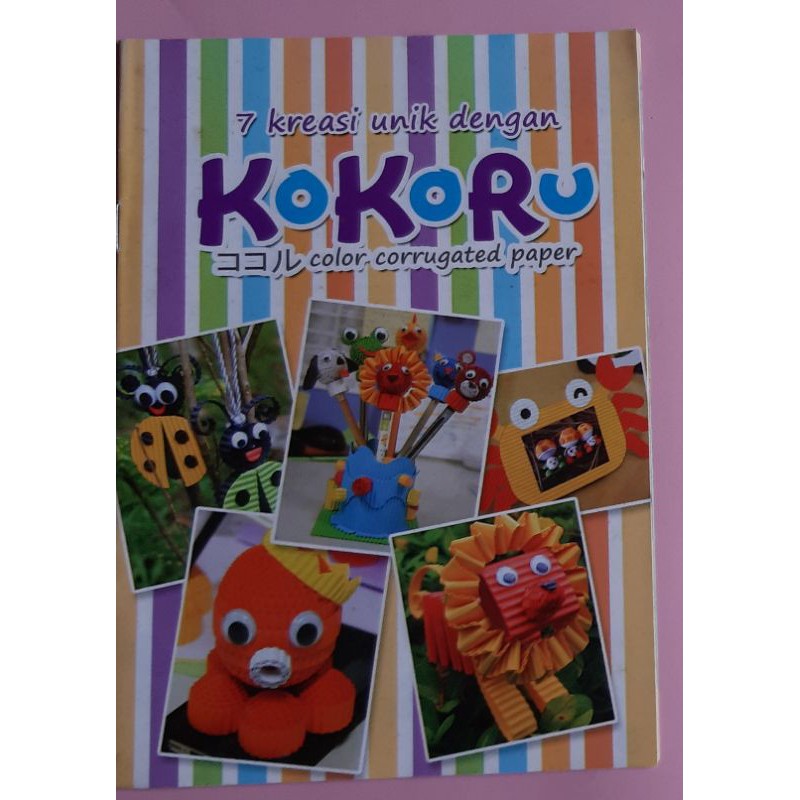 

Booklet / Buku Kokoru kreasi dgn bahan ichi, ichiro, ichigo, hachi, hachiro dan hachigo