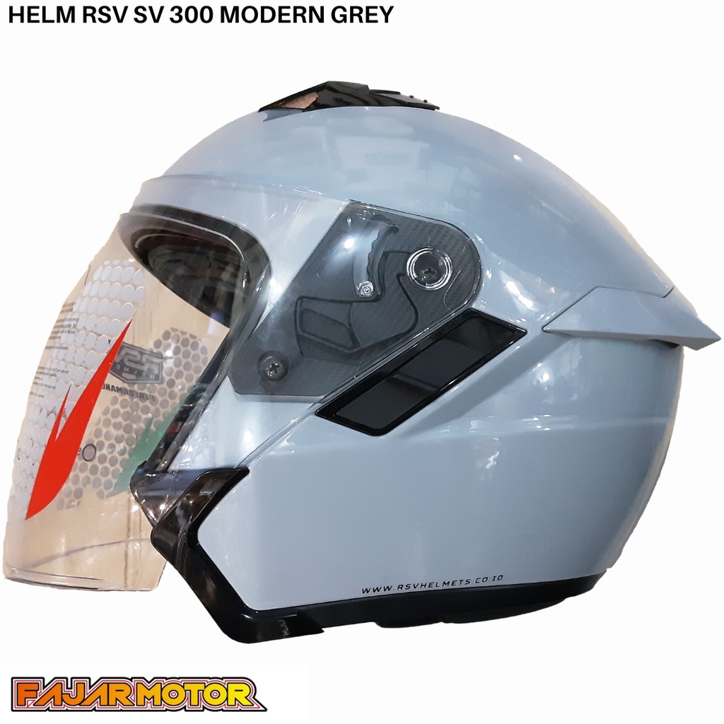 RSV SV 300 SOLID MODERN GREY SV300 DOUBLE VISOR