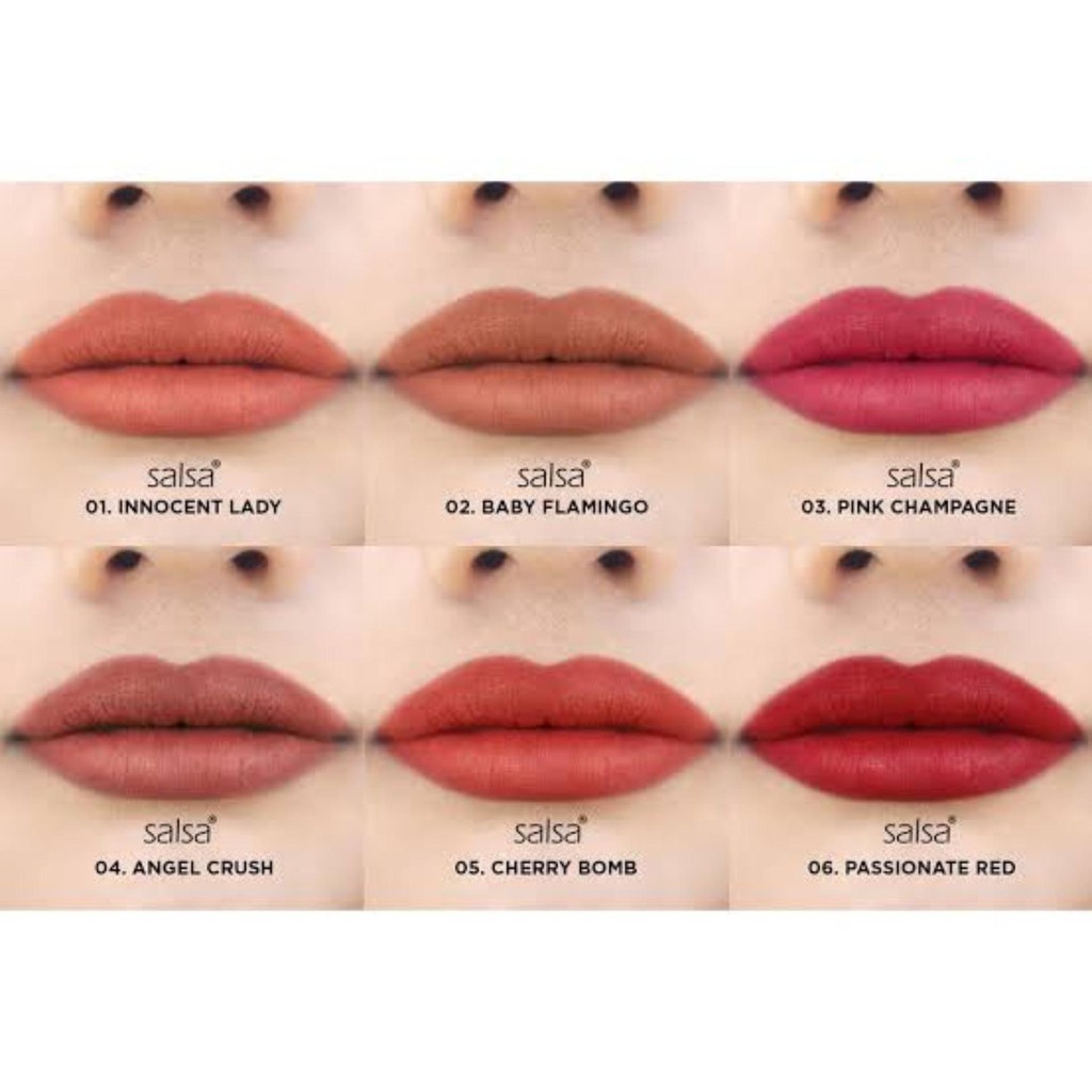 Salsa Dynamatte Lip Cream Long Lasting Matte Lipcream BPOM (VH)