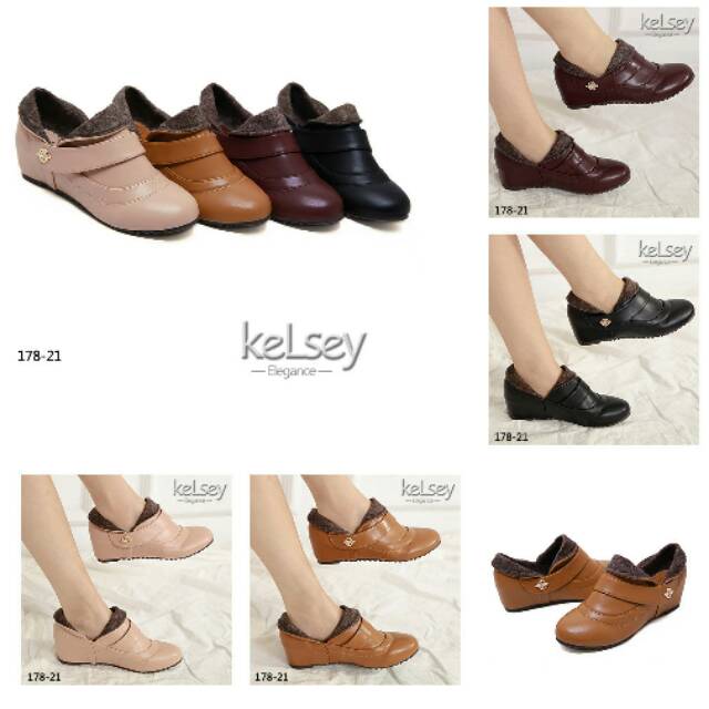 SEPATU WANITA BEST SELLER BOOTS KeLsey 178-21 Sepatu Import Sepatu Murah