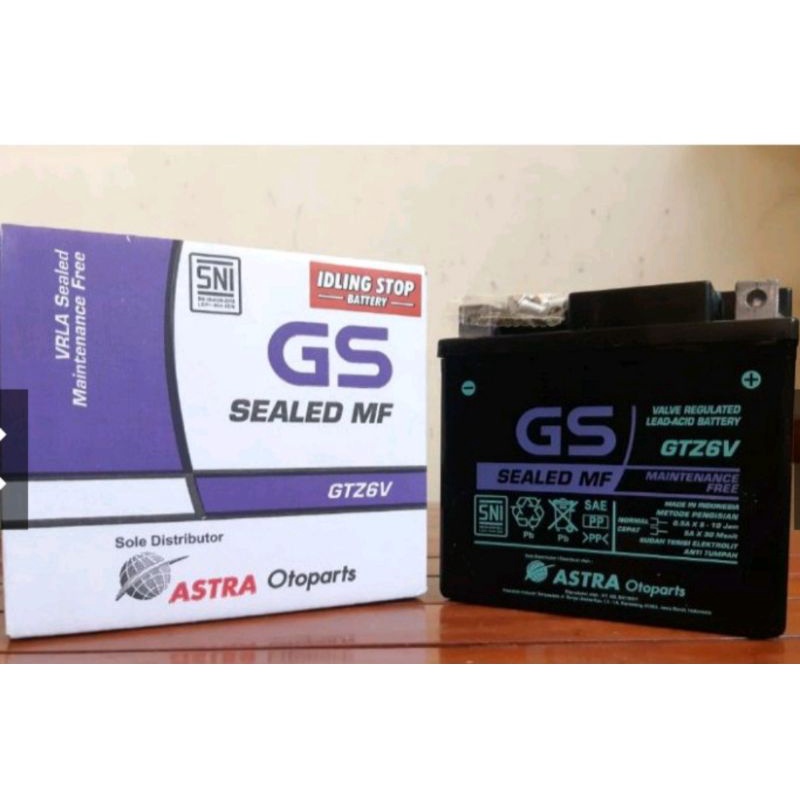 Jual AKI MOTOR HONDA CB 150R GTZ6V AKI KERING GS ASTRA | Shopee Indonesia