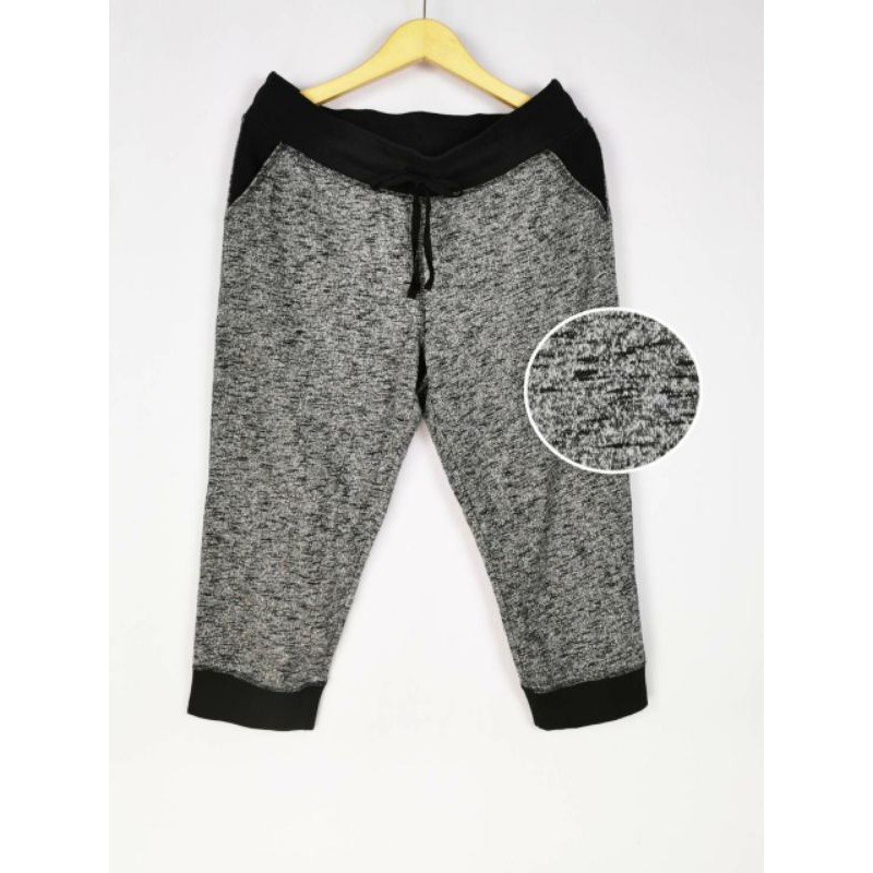 jogger Maurincess grey marled bermuda jogger