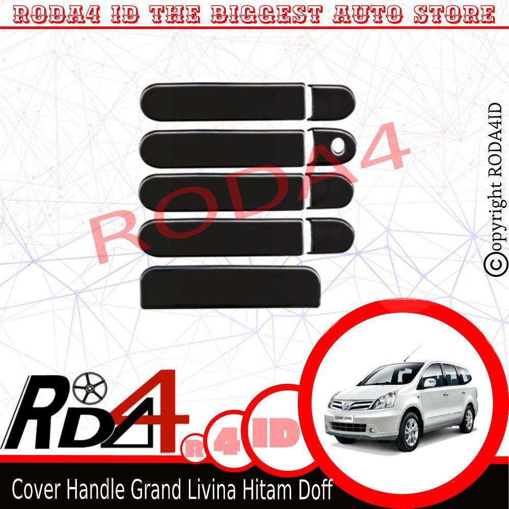 Cover Handle Grand Livina XGear Hitam Doff