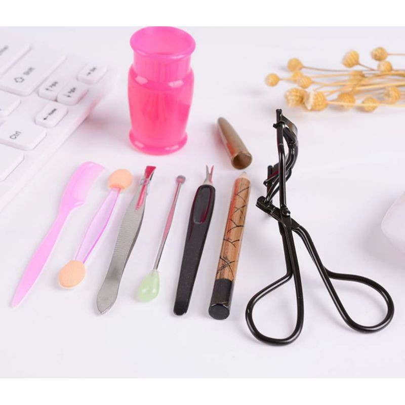 *cayman * eye make up set jepitan bulu mata 7in 1/alat kosmetik set
