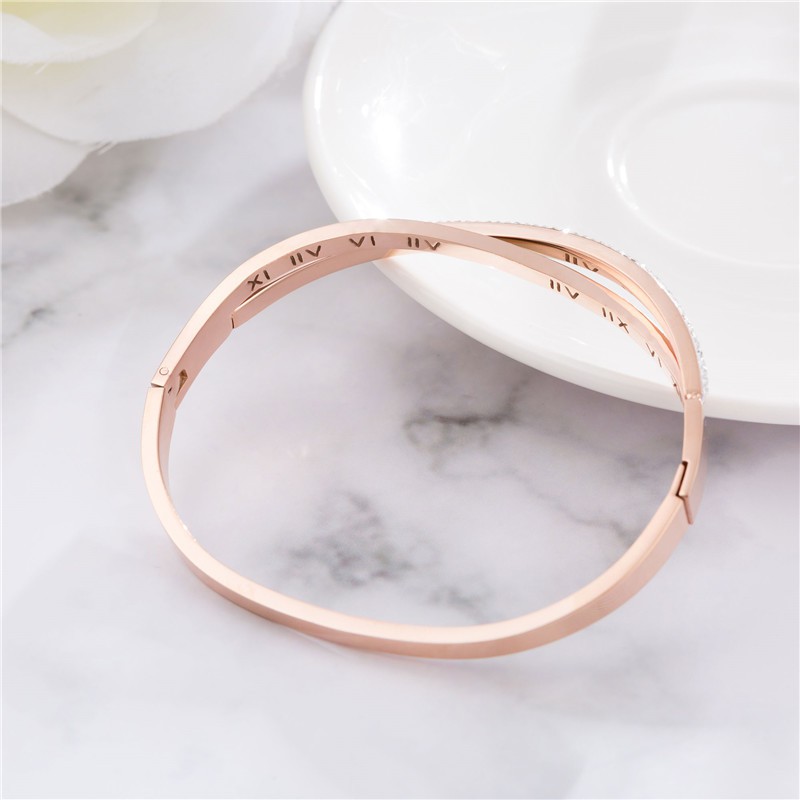 [NEW] Gelang Bracelet Wanita Aksesoris Titanium Korea Trend Masa Kini Cocok Hadiah Elegant GK078