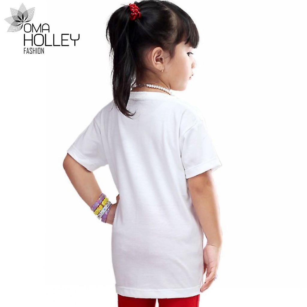 (COD) OH Fashion Kaos Polos Anak 2-8 Tahun Bahan Cotton #1029 / #1033