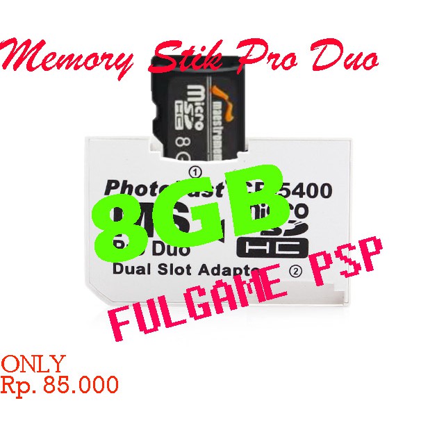 Memory PSP Stick Pro Duo 16GB Bonus Full Game PSP