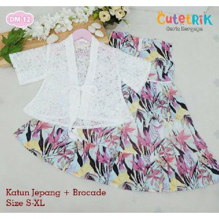 (2-7 th) DM12 Dress Anak Cutetrik Bolero Brukat