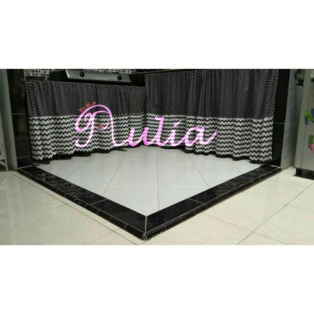 Gordeng kolong dapur / tirai dapur /gordeng dapur