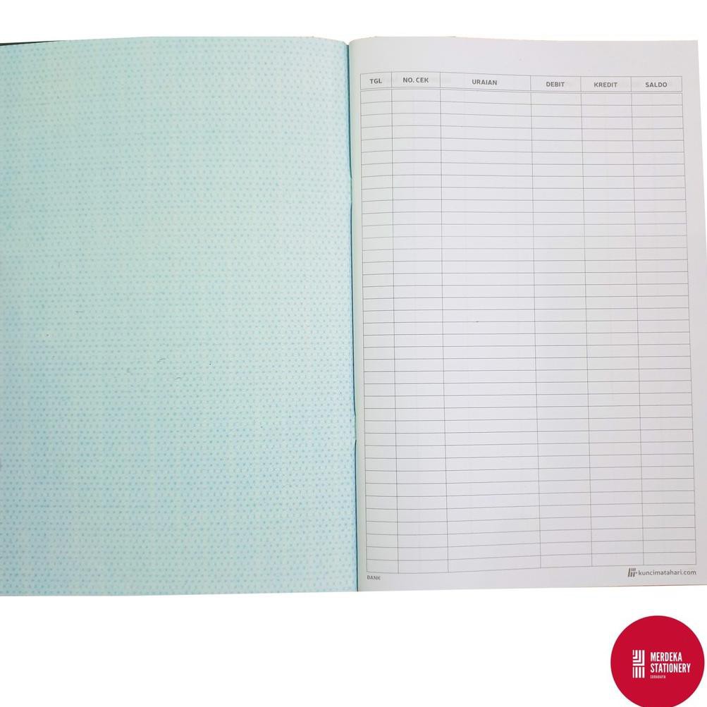 

[KODE BARANG YQ] Buku Bank/Keuangan No Cek Debit Kredit Saldo Ukuran Folio/F4 90 Lembar