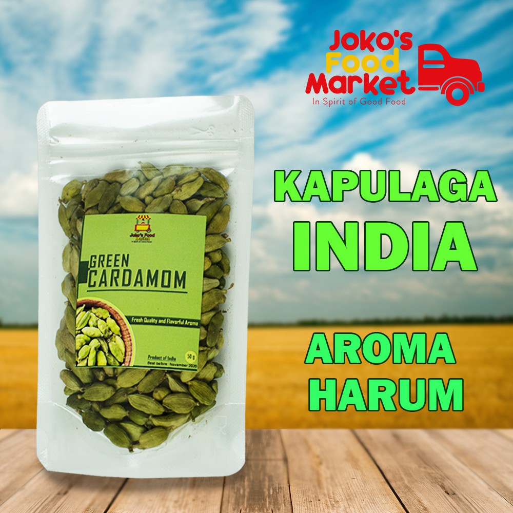 

GREEN CARDAMOM CARDAMON KAPULAGA INDIA ARAB 25g 50g