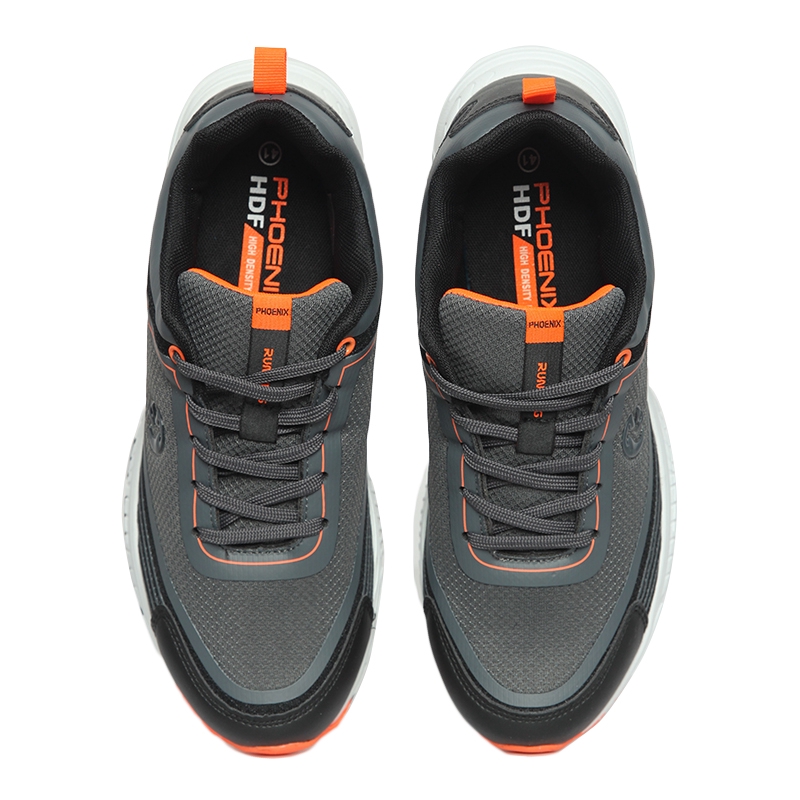 Phoenix Tritan Sepatu Running Pria - Black/D.Grey