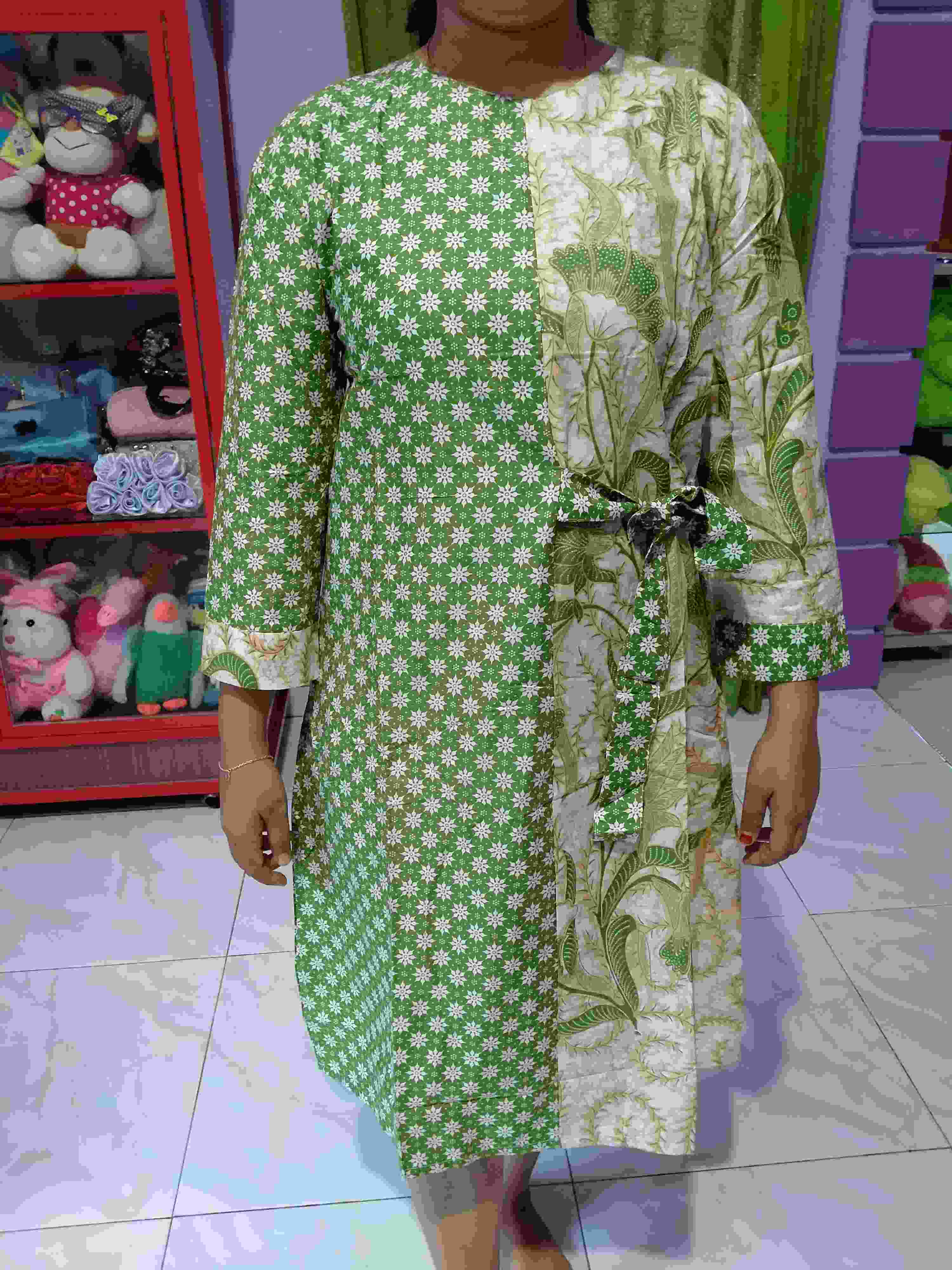 Terlaris Serut Genes Jelita Tunic Navbor Yelbor Whitbor Creambor Tunik Batik Modern Hrb030 Dolbi Dob
