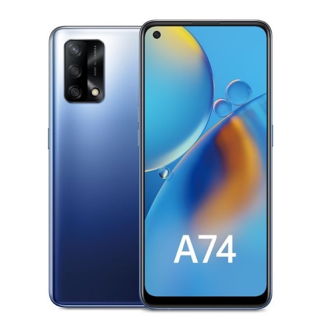 HP OPPO A74 4G 5G RAM 6GB 6/128 ASLI NEW BARU GARANSI RESMI READY SIAP KIRIM GOJEK GRAB GOSEND